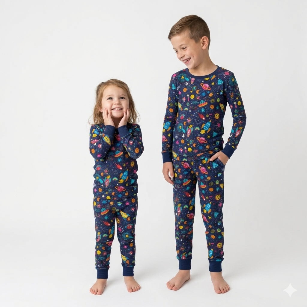 Pijama de 2 piezas.