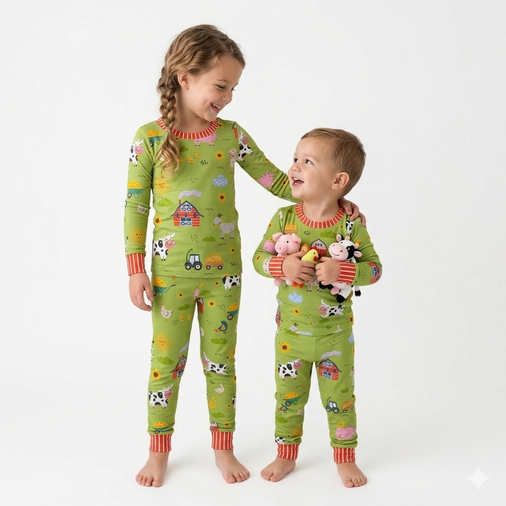 Pijama de 2 piezas.