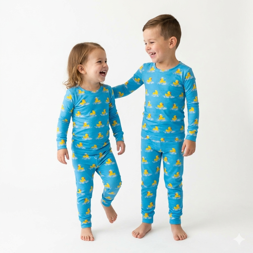 Pijama de 2 piezas.